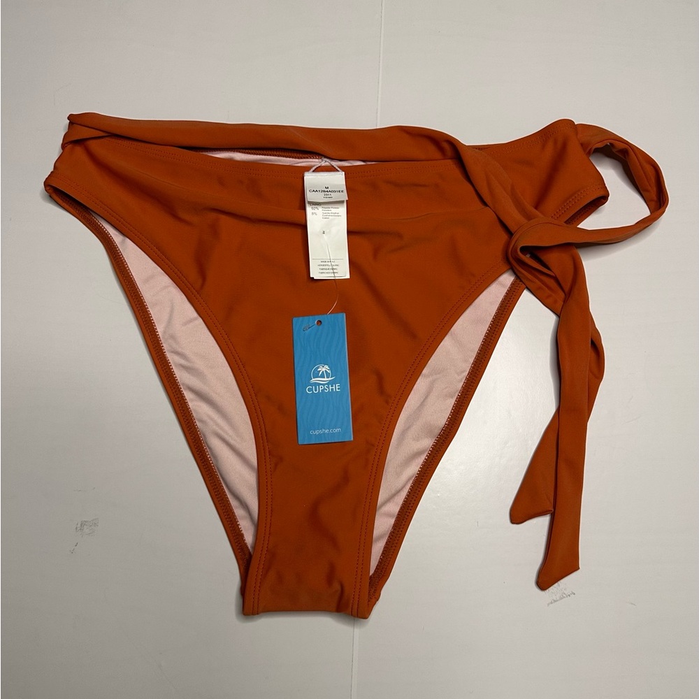 Cupshe NEW Sensorial Spring Hipster Bathing Suit Bottoms‎ Women’s Medium